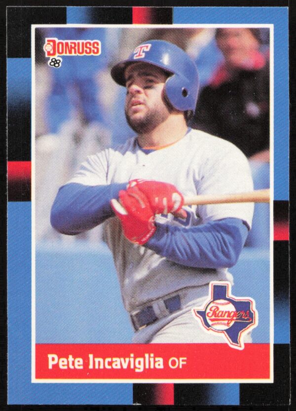 1988 Donruss Pete Incaviglia #304 (Front)