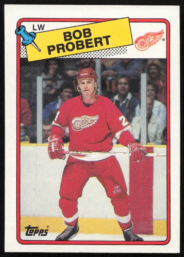 1988-89 Topps Bob Probert #181 (Front)