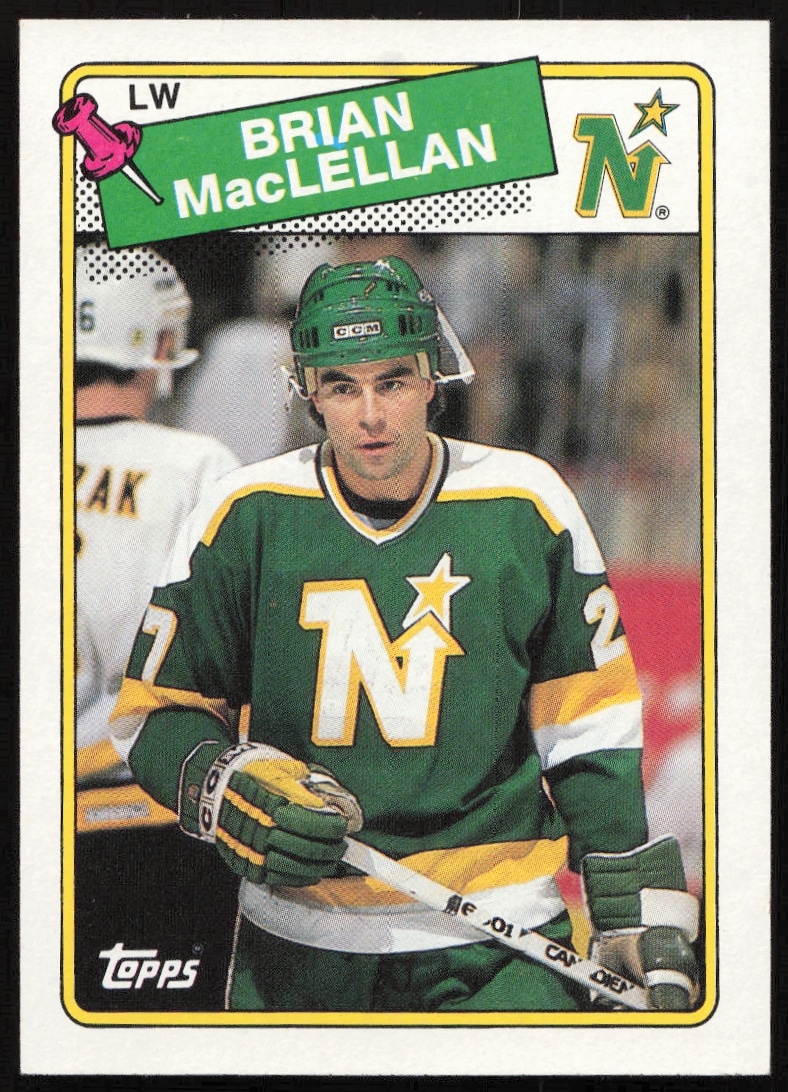 1988-89 Topps Brian MacLellan #193 (Front)