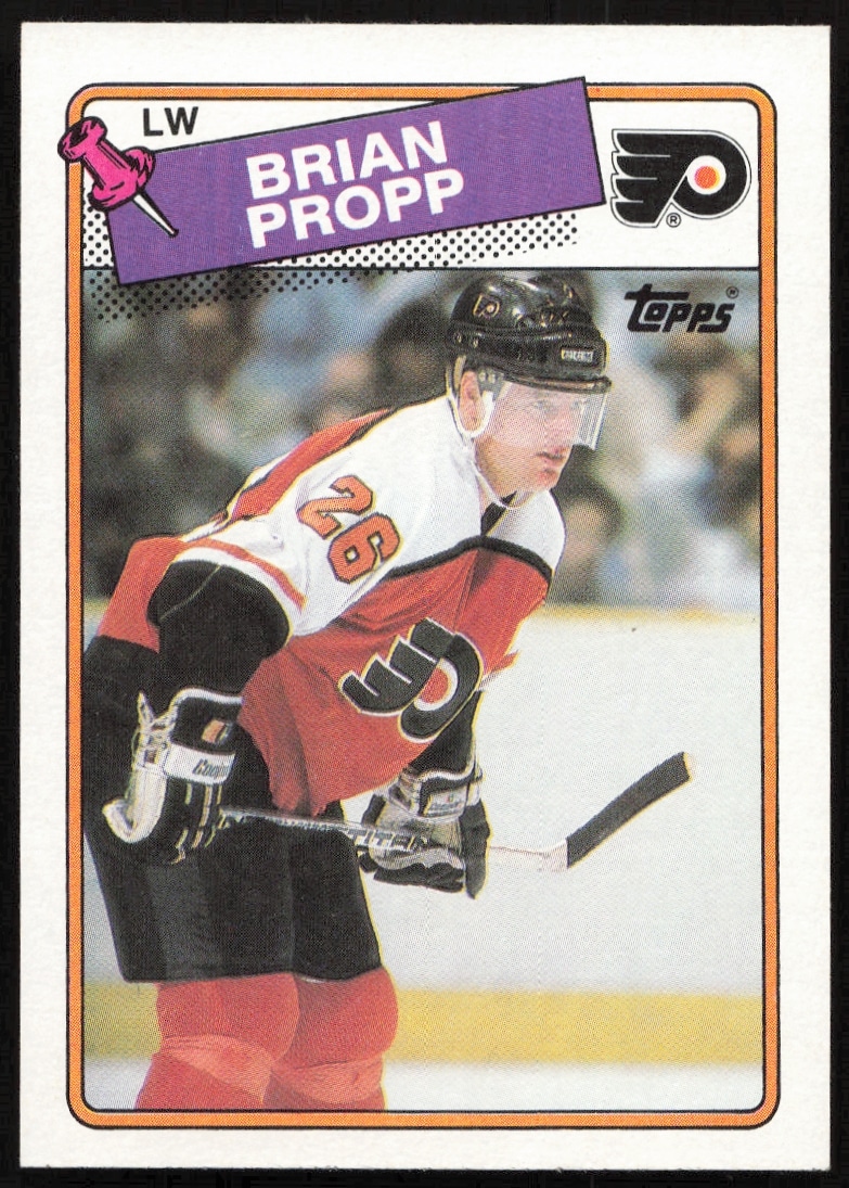 1988-89 Topps Brian Propp #168 (Front)