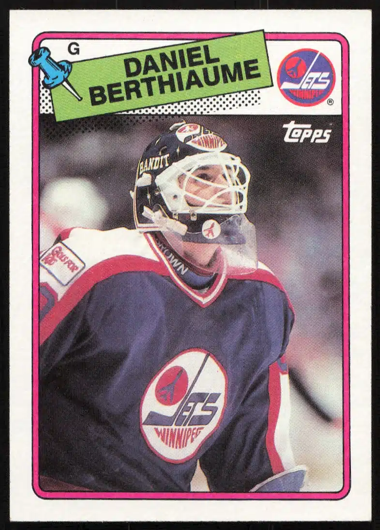 1988-89 Topps Daniel Berthiaume #142 (Front)