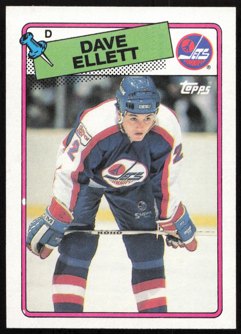 1988-89 Topps Dave Ellett #167 (Front)