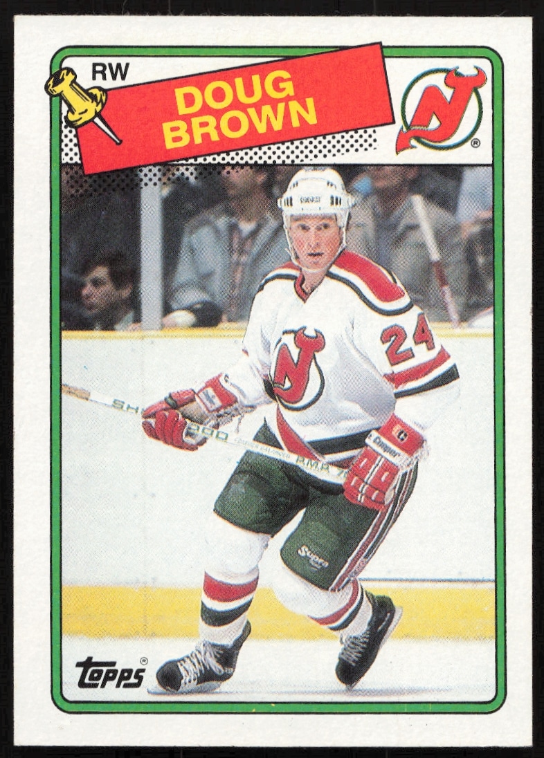 1988-89 Topps Doug Brown #115 (Front)