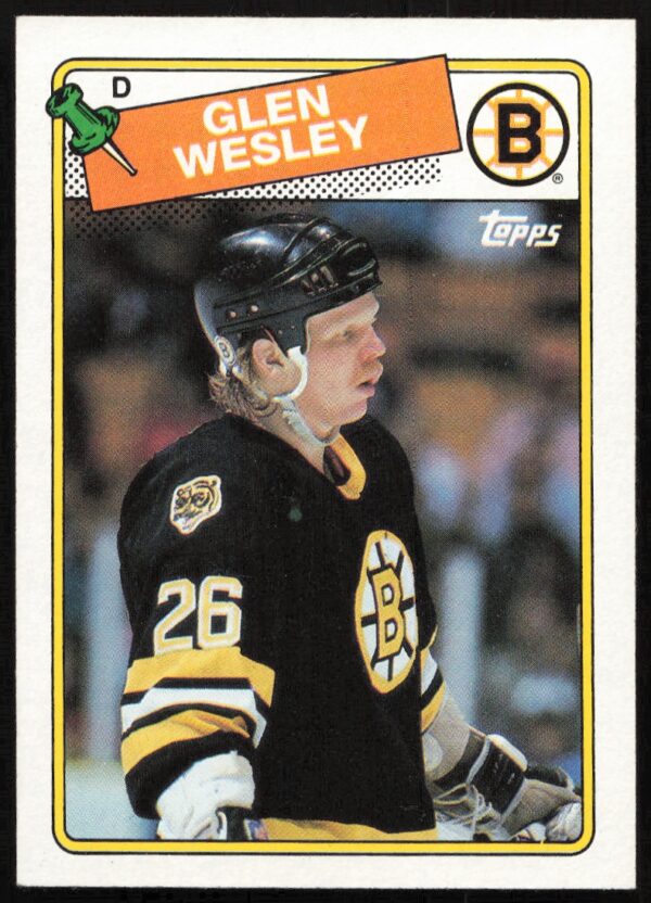 1988-89 Topps Glen Wesley #166 (Front)