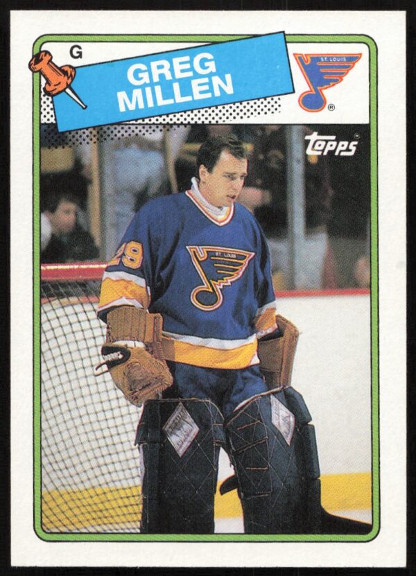 1988-89 Topps Greg Millen #117 (Front)
