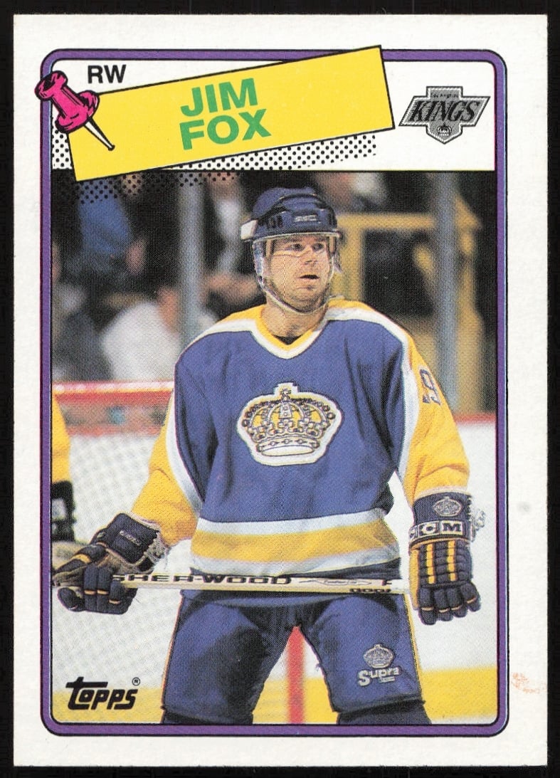 1988-89 Topps Jim Fox #139 (Front)