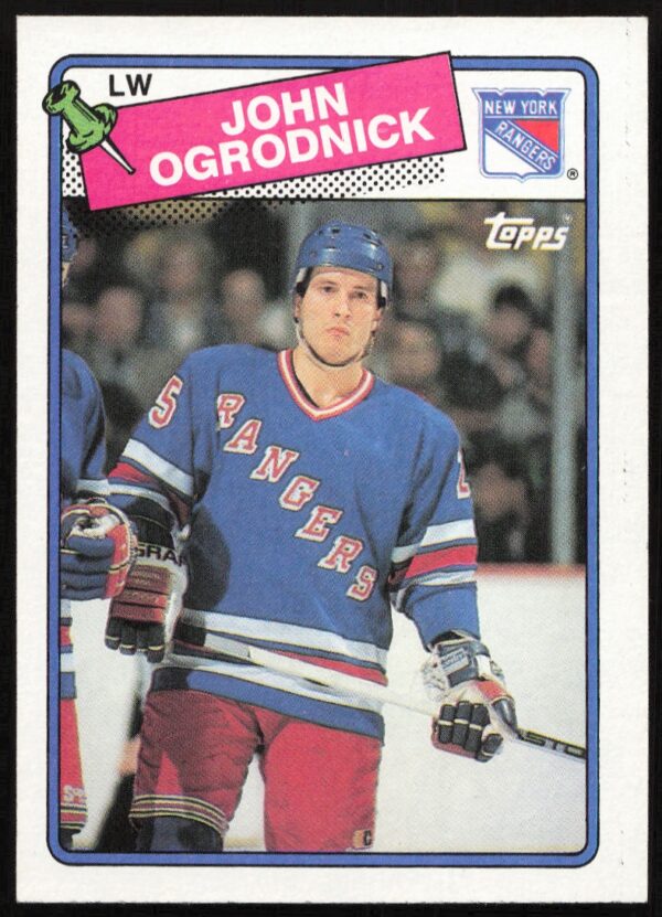 1988-89 Topps John Ogrodnick #153 (Front)