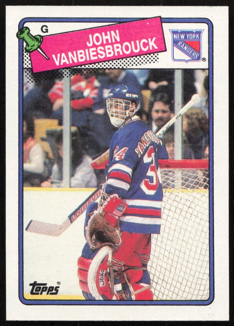 1988-89 Topps John Vanbiesbrouck #102 (Front)