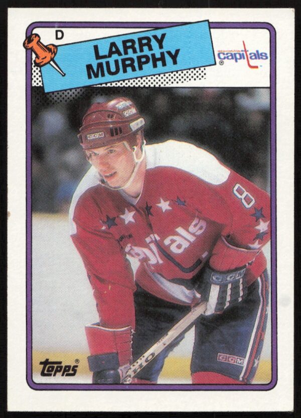 1988 Topps Larry Murphy Box Bottoms #H (Front)