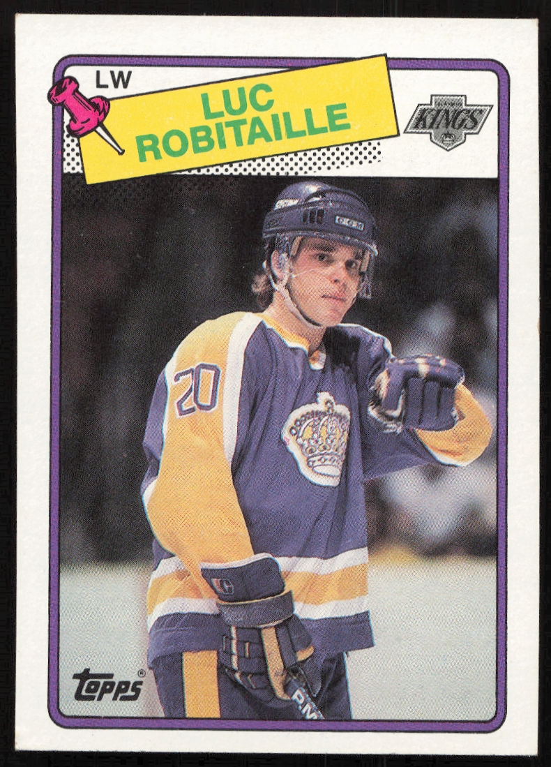 1988-89 Topps Luc Robitaille #124 (Front)