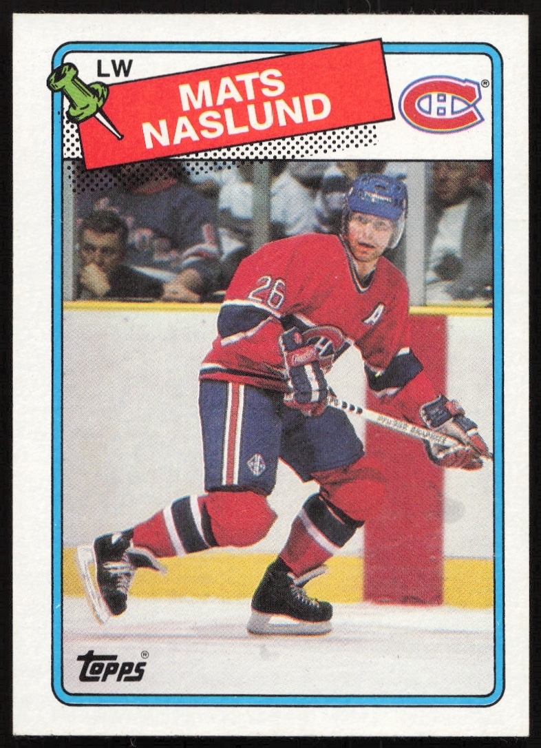1988-89 Topps Mats Naslund #156 (Front)
