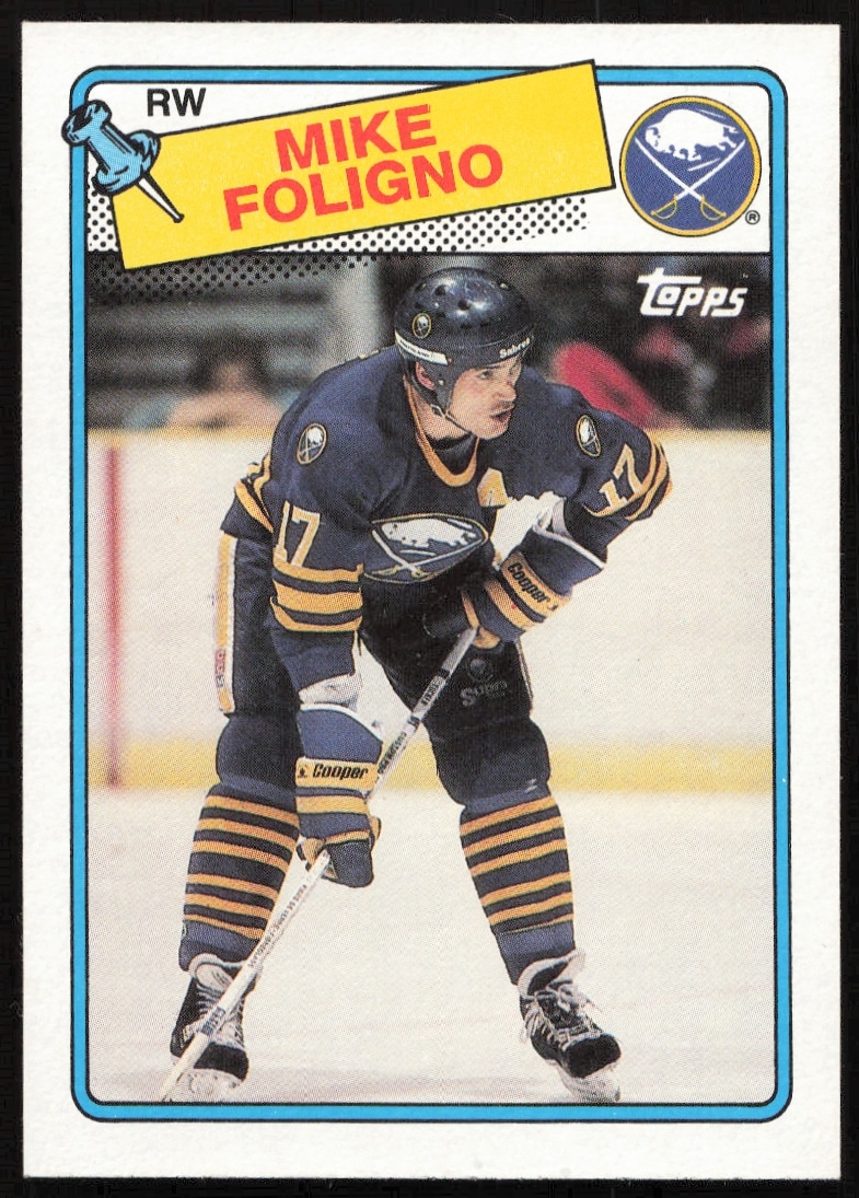 1988-89 Topps Mike Foligno #184 (Front)