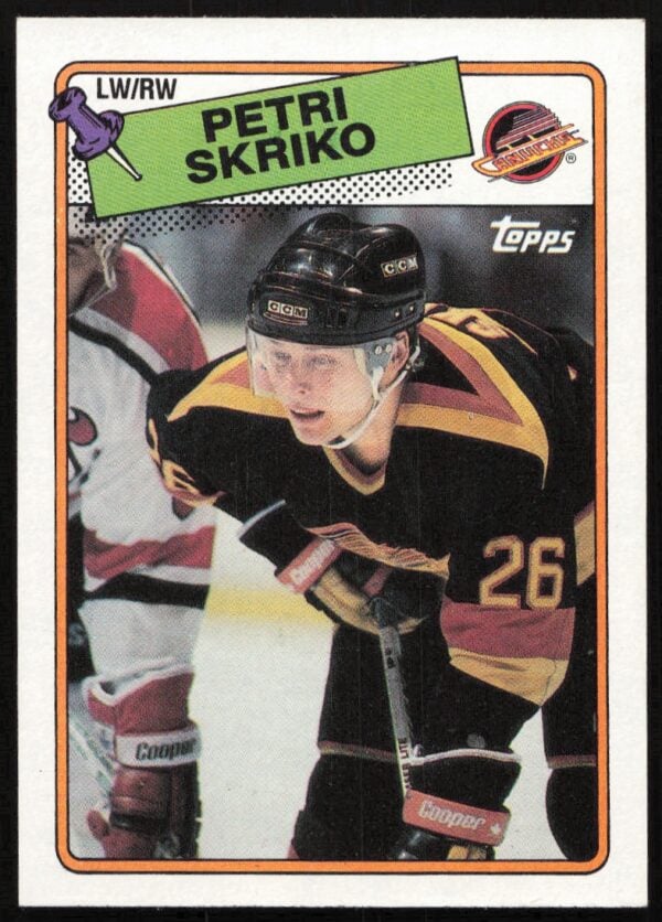 1988-89 Topps Petri Skriko #137 (Front)