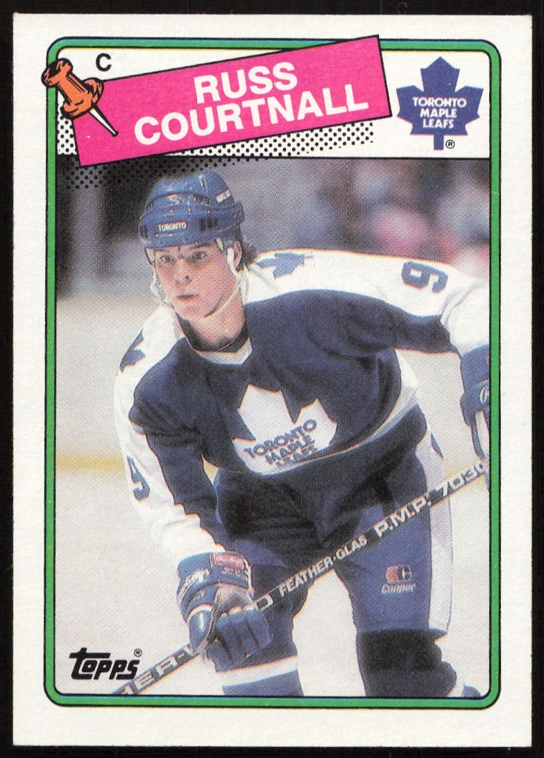1988-89 Topps Russ Courtnall #183 (Front)