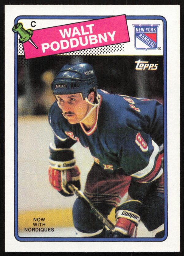 1988-89 Topps Walt Poddubny #170 (Front)