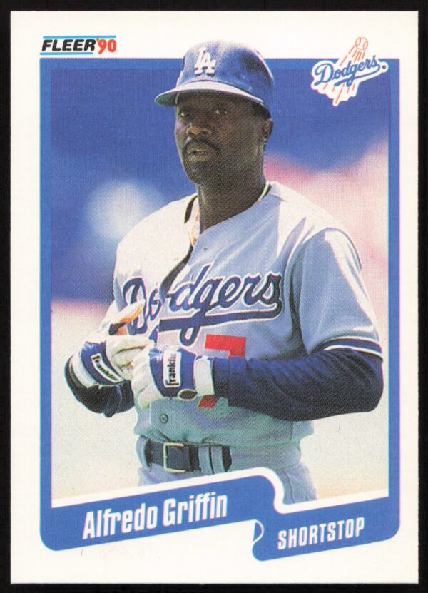 1990 Fleer Alfredo Griffin #395 (Front)