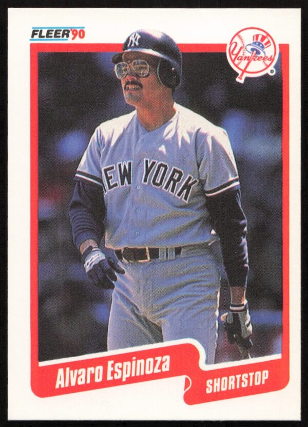 1990 Fleer Alvaro Espinoza #441 (Front)