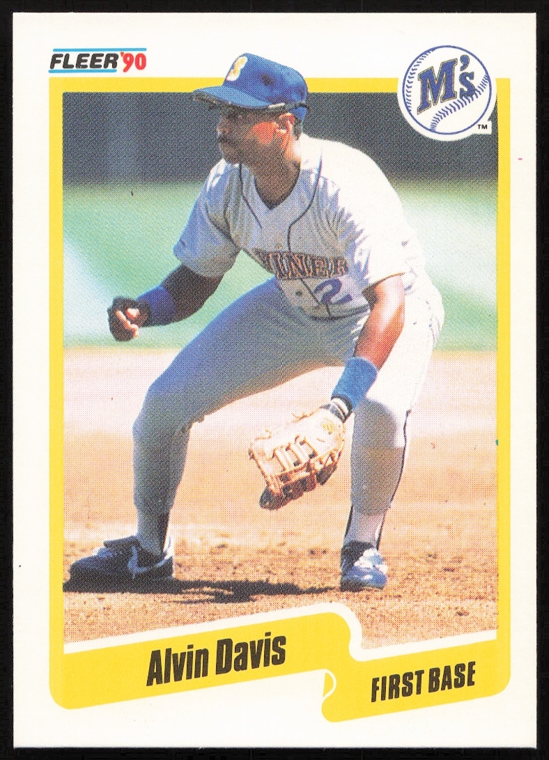 1990 Fleer Alvin Davis #512 (Front)