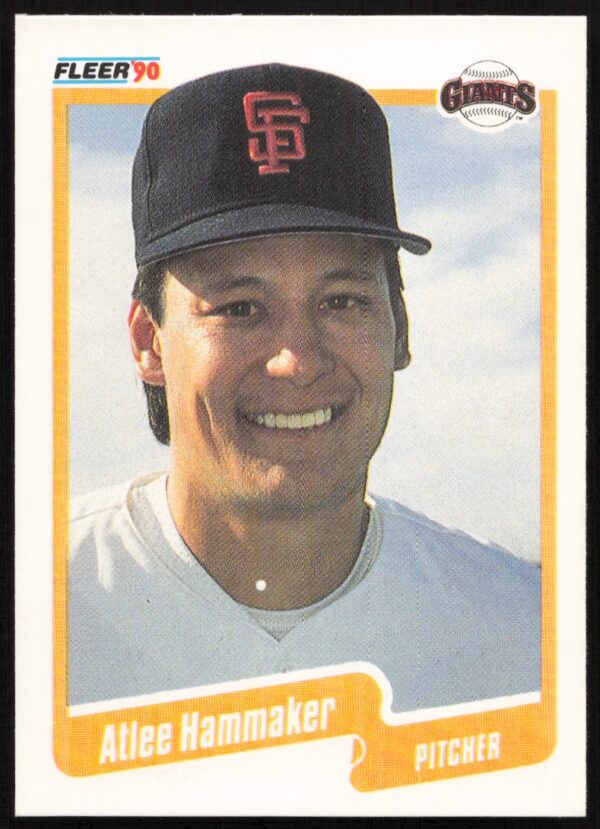 1990 Fleer Atlee Hammaker #57 (Front)