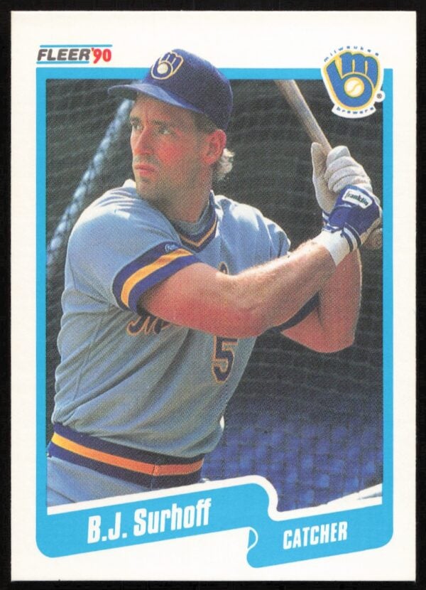 1990 Fleer B.J. Surhoff #338 (Front)