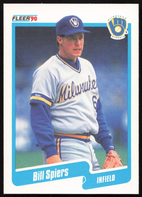 1990 Fleer Bill Spiers #337 (Front)