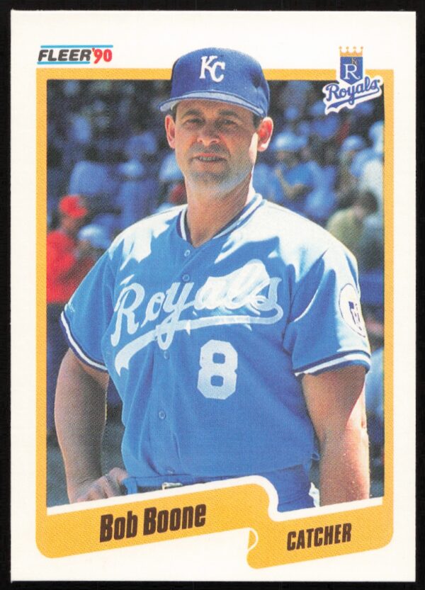 1990 Fleer Bob Boone #102 (Front)