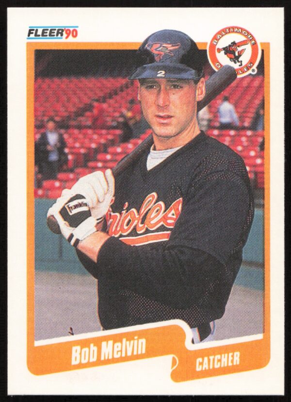 1990 Fleer Bob Melvin #181 (Front)