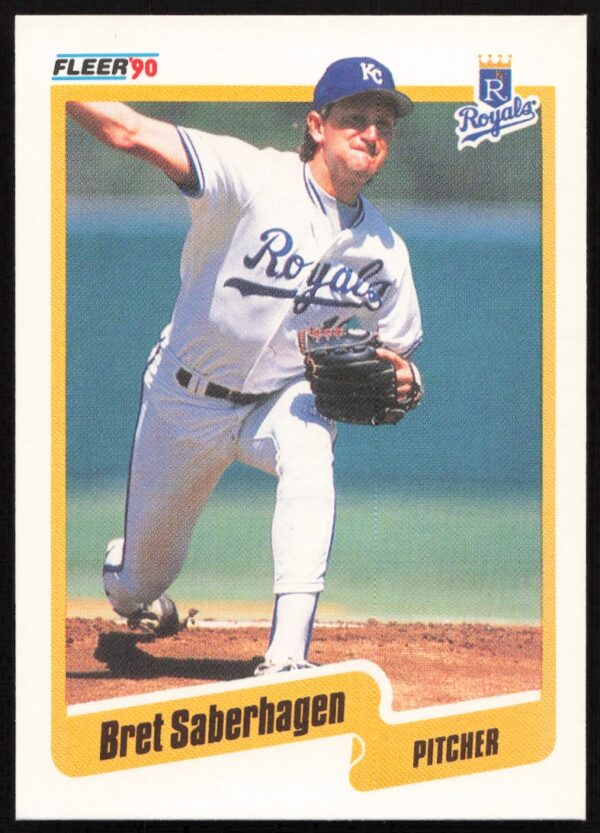 1990 Fleer Bret Saberhagen #116 (Front)