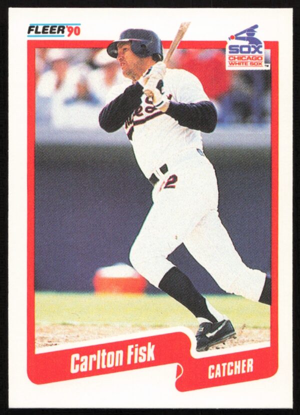 1990 Fleer Carlton Fisk #530 (Front)