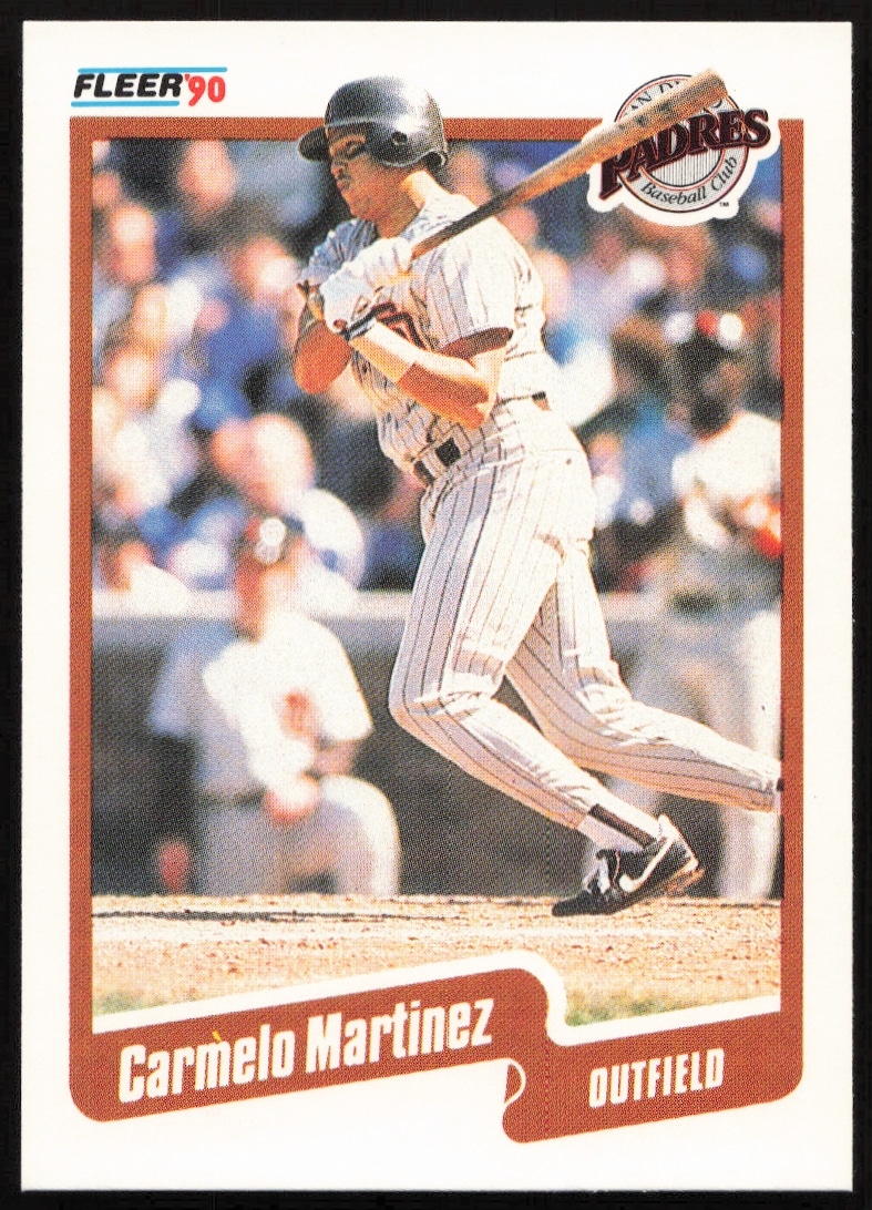 1990 Fleer Carmelo Martinez #162 (Front)