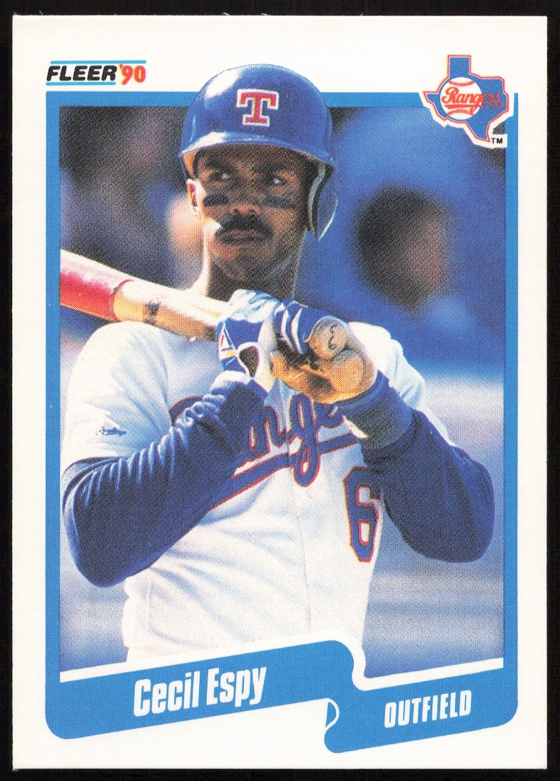 1990 Fleer Cecil Espy #295 (Front)