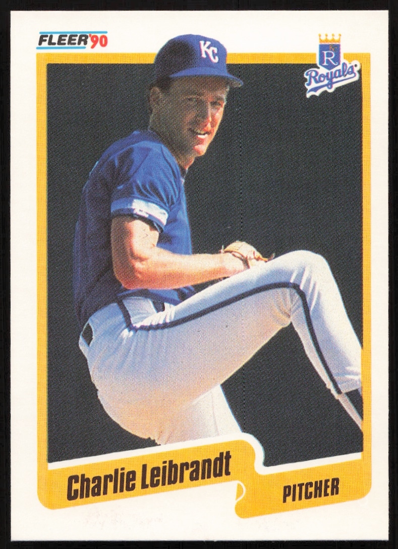 1990 Fleer Charlie Leibrandt #112 (Front)