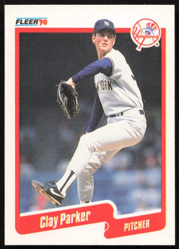 1990 Fleer Clay Parker #451 (Front)