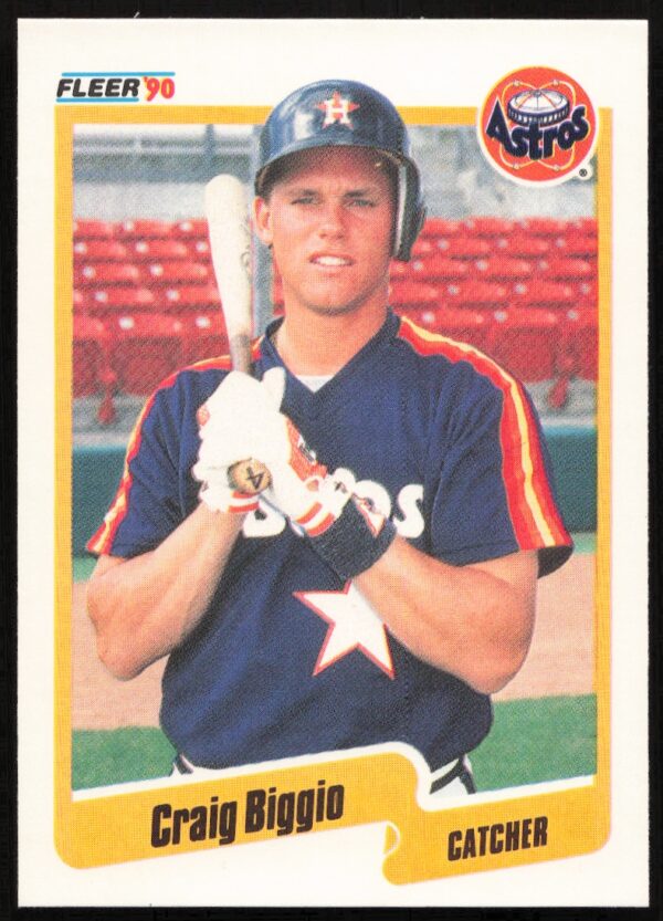 1990 Fleer Craig Biggio #224 (Front)