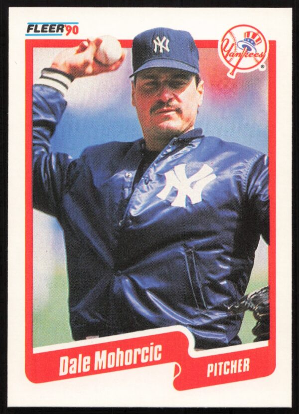 1990 Fleer Dale Mohorcic #450 (Front)