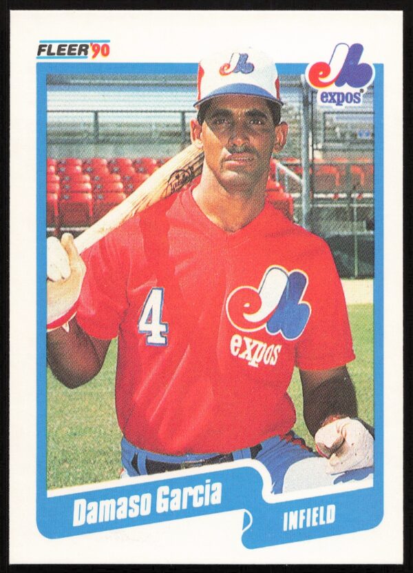 1990 Fleer Damaso Garcia #346 (Front)