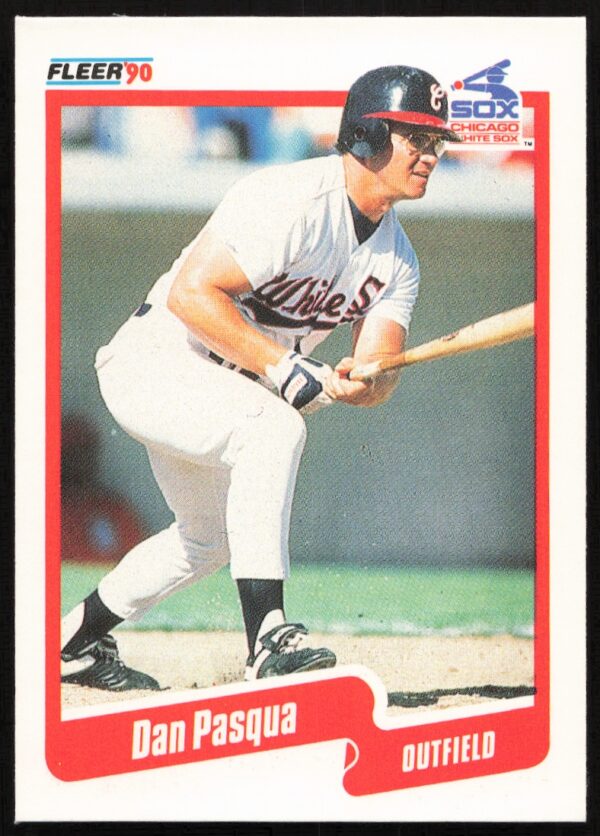 1990 Fleer Dan Pasqua #544 (Front)