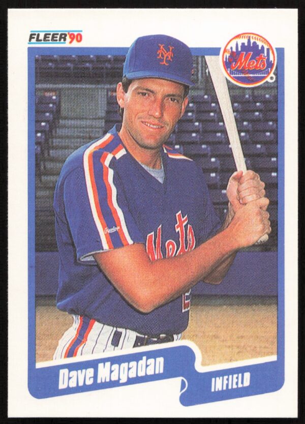 1990 Fleer Dave Magadan #210 (Front)