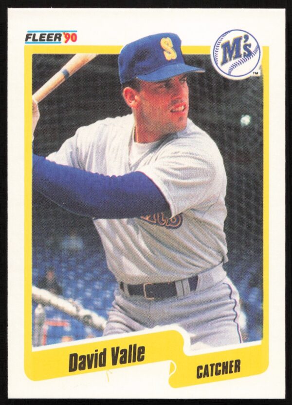 1990 Fleer Dave Valle #527 (Front)