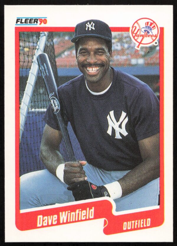 1990 Fleer Dave Winfield #458 (Front)