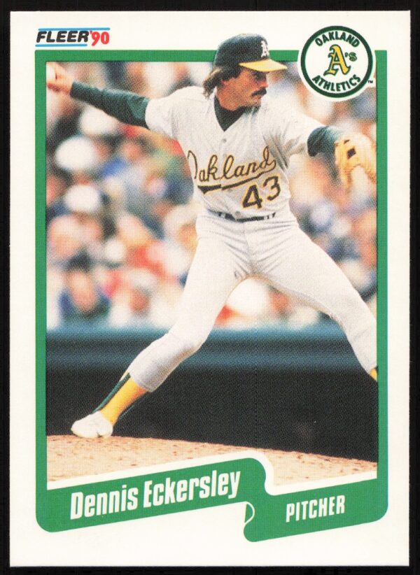 1990 Fleer Dennis Eckersley #6 (Front)