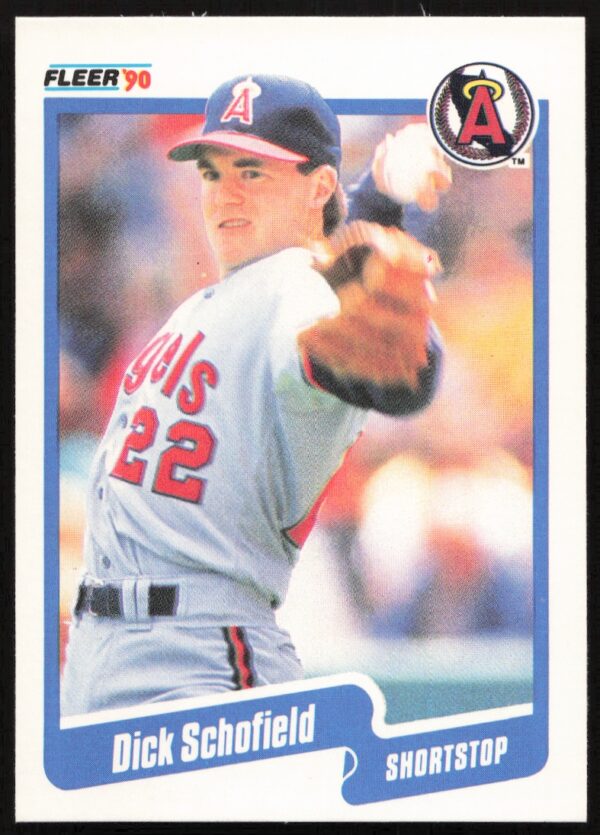 1990 Fleer Dick Schofield #144 (Front)