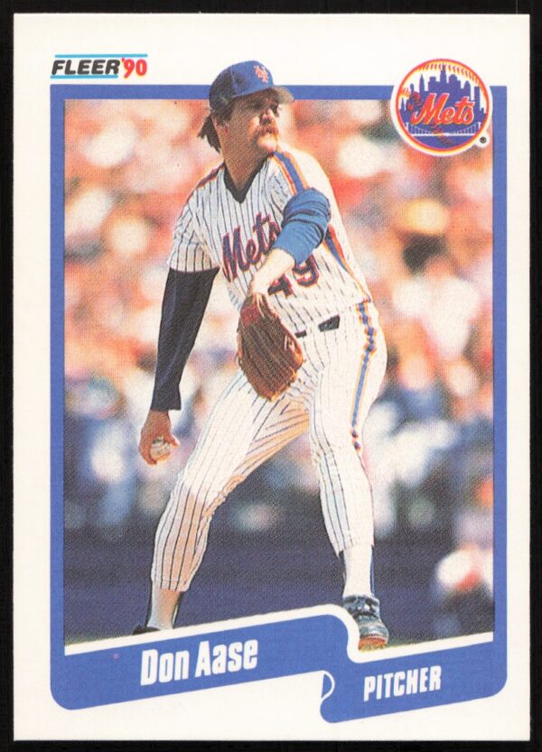 1990 Fleer Don Aase #196 (Front)