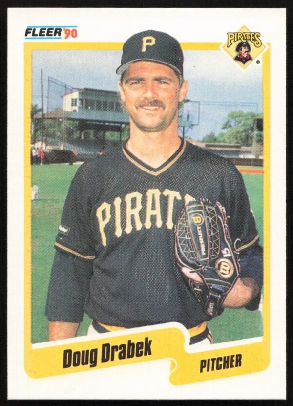 1990 Fleer Doug Drabek #465 (Front)