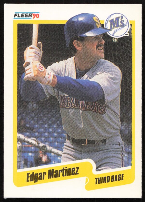 1990 Fleer Edgar Martinez #520 (Front)