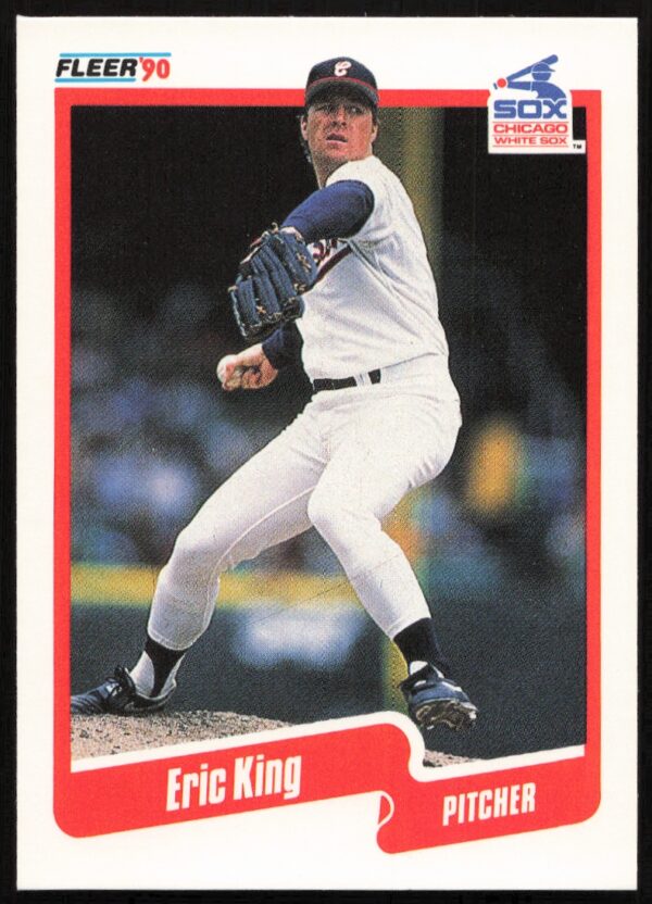 1990 Fleer Eric King #537 (Front)