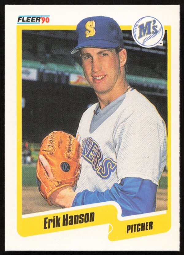 1990 Fleer Erik Hanson #514 (Front)