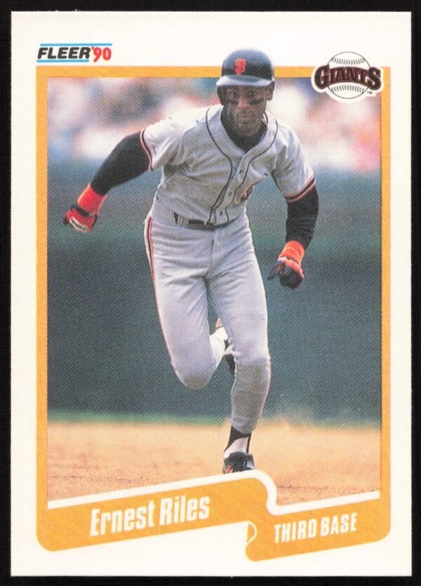 1990 Fleer Ernest Riles #69 (Front)