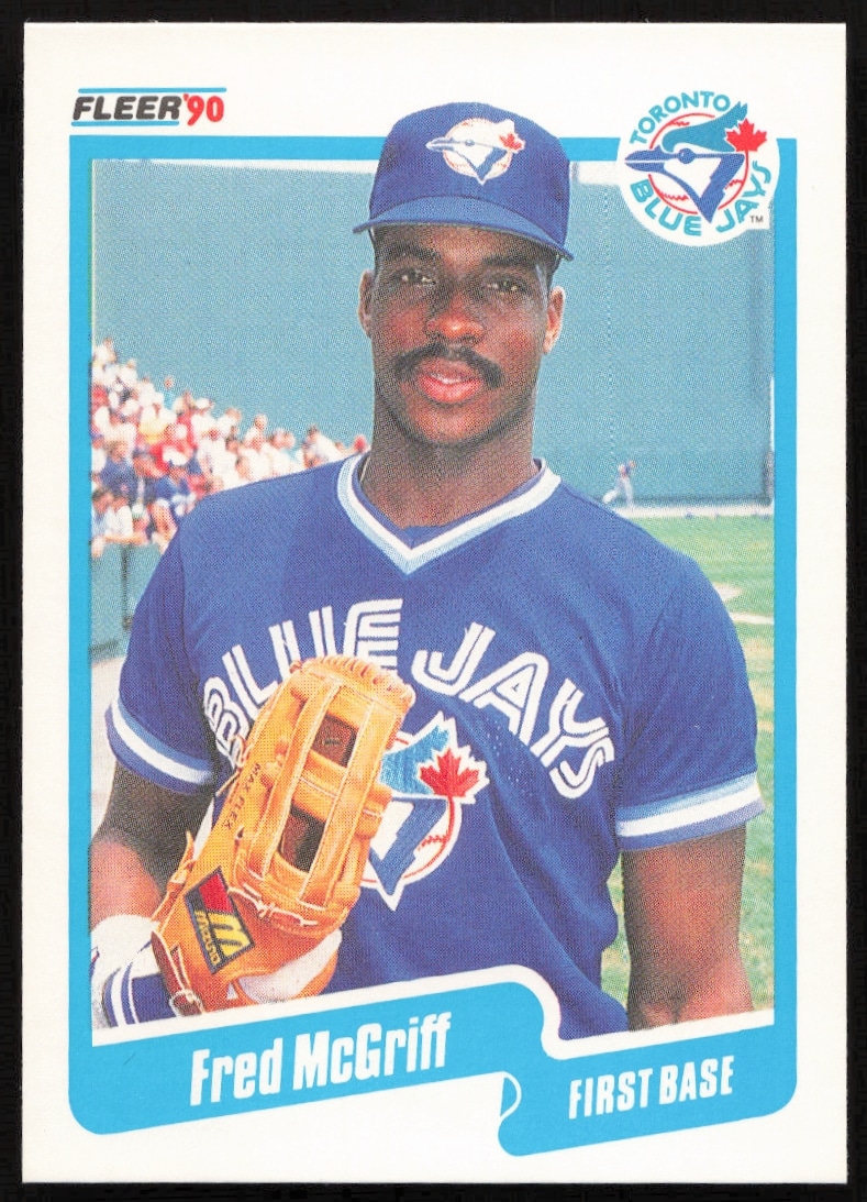1990 Fleer Fred McGriff #89 (Front)