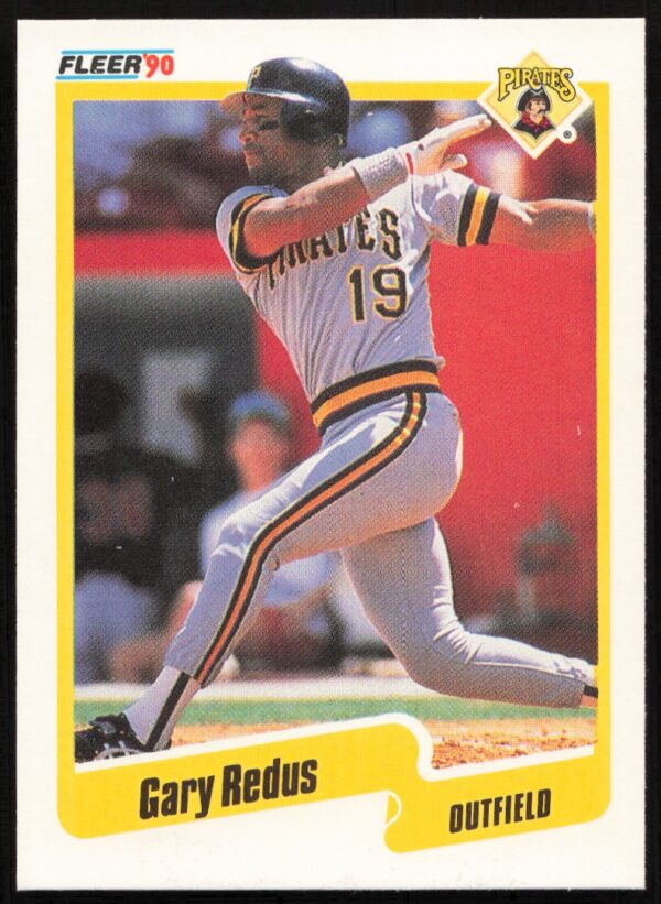 1990 Fleer Gary Redus #476 (Front)